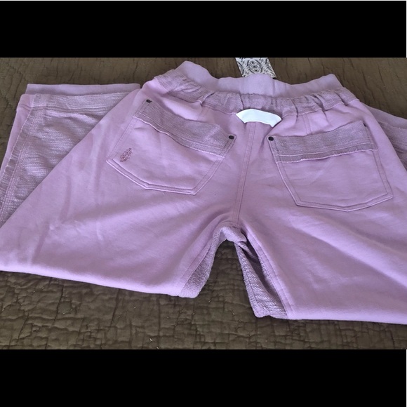NWT*FREE PEOPLE JOGGER SWEATPANTS*"HEARTBEAT PANT “PARCHMENT PINK” XS*MSRP$219 - Picture 13 of 16